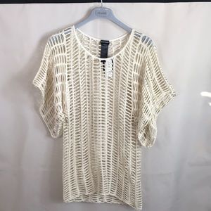 Open stitch shimmertunic